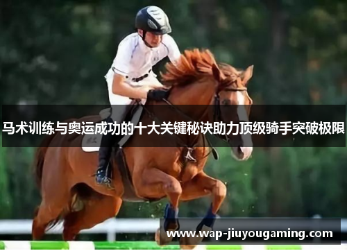 马术训练与奥运成功的十大关键秘诀助力顶级骑手突破极限